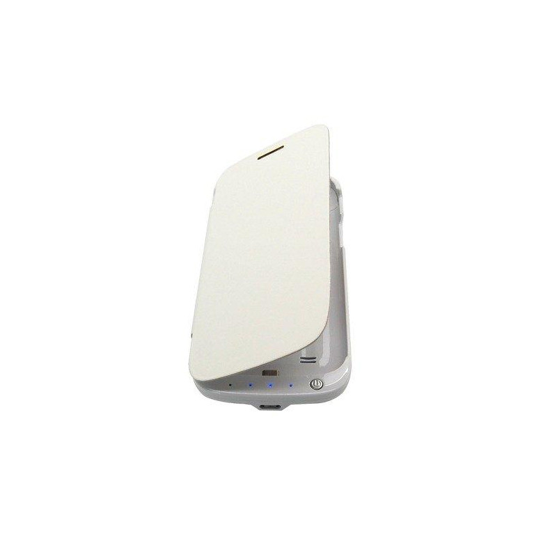 EastVita - Coque de Batterie de Secours 3000mAh pour Samsung Galaxy S4 Mini i9190 i9195 (Blanc) vue 0