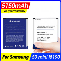 Batterie 5150mAh pour Samsung Galaxy S3 Mini I8190 I699 Ace 2 I8160 S7562 S7562i S7568 I8190n I739 S7580. vue 0