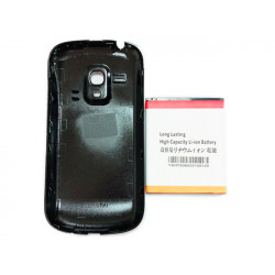 Batterie de Remplacement 3500mAh pour Samsung Galaxy S3 Mini i8190 avec Couvercle Arrière Noir ou Blanc. vue 3