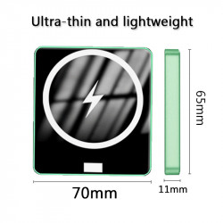 Macsafe - Mini Batterie Externe Magnétique 10000mAh Chargeur Sans Fil pour iPhone 13/14 et Xiaomi vue 4