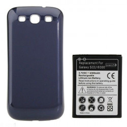 Batterie Longue Durée EB-L1G6LLU 4300mAh + Couvercle pour Samsung Galaxy S3 III S 3 i9300 I9308 I9305 L710 i747 i535 T9 vue 0