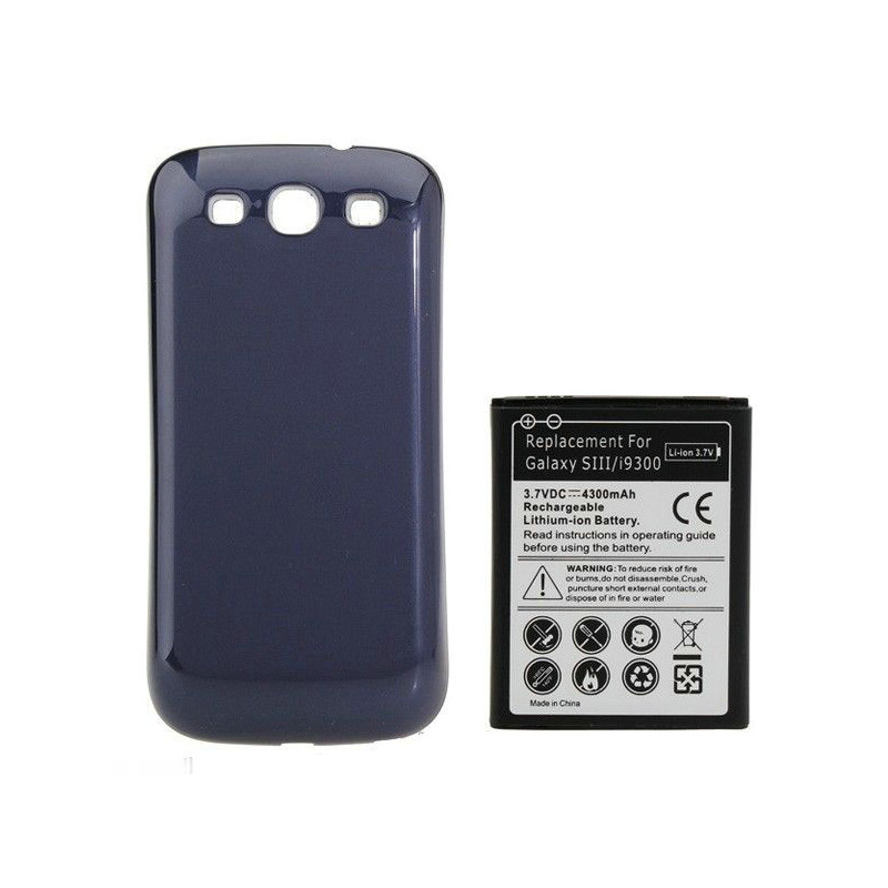 Batterie Longue Durée EB-L1G6LLU 4300mAh + Couvercle pour Samsung Galaxy S3 III S 3 i9300 I9308 I9305 L710 i747 i535 T9 vue 0