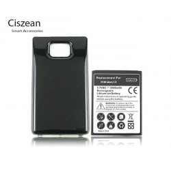 Batterie étendue 1x3500mAh + 2 Couleurs en Option pour Samsung Galaxy S2 II I9100 - Noir ou Blanc. vue 0