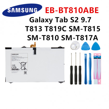 Batterie de Rechange EB-BT810ABE 5870mA pour Galaxy S2 9.7 T815C SM-T815 SM-T810 T817A T813 T819C T815Y + Outils. vue 0