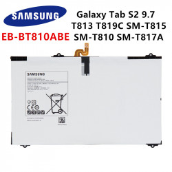 Batterie d'origine pour tablette Galaxy S2 EB-BT810ABE (5870mA, T815C 9.7 SM-T815 SM-T810 T813 T819C T815Y, SM-T817A). vue 0