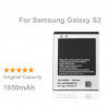 Batterie de Téléphone Portable EB-F1A2GBU pour Samsung Galaxy S2 I9100 I9103 I9105 - Capacité Réelle 1650mAh vue 1
