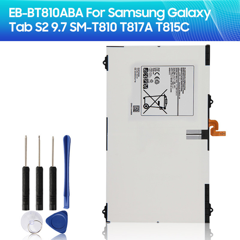 Batterie de Rechange EB-BT810ABE EB-BT810ABA pour Samsung GALAXY Tab S2 9.7 SM-T815C SM-T810 SM-T817A SM-T813 SM-T819C 5 vue 0