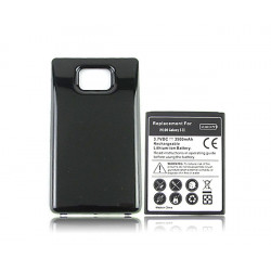 Batterie étendue 3500mAh EB-F1A2GBU pour Samsung Galaxy S2 II I9100 GT-i9100 avec 2 couleurs en option - Noir et Blanc. vue 1