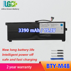 Batterie UGB Nouveau BTY-M48 pour MSI PS42 8RB 8RA 8RC, MECHREVO S1 S1-C1 4ICP5/41/119, 15.2V 50WH 3390mAh vue 0