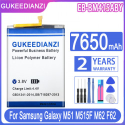 Batterie 7650mAh EB-BM415ABY pour Samsung Galaxy M51 M515F M62 F62 - Compatible avec téléphone portable. vue 0