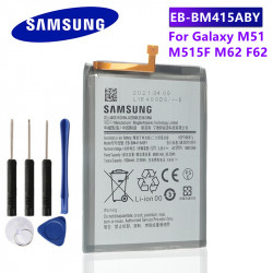 Batterie de Remplacement Originale EB-BM415ABY 7000mAh pour Galaxy M51 M515F M62 F62 avec Outil Gratuit. vue 0