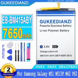 Batterie de Remplacement EB-BM415ABY 7650mAh pour Samsung Galaxy M51, M515F, M62, F62, EB, BM415ABY avec Outils Inclus. vue 0
