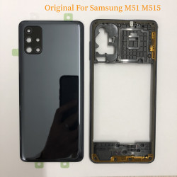 Coque arrière avec lentille pour Samsung Galaxy M51, M515F - Kit de protection complet avec couvercle de batterie et ca vue 0