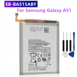 Batterie de Remplacement Originale EB-BA515ABY 4000mAh pour Samsung Galaxy A51 SM-A515 SM-A515F/DSM avec Outils Gratuits vue 0