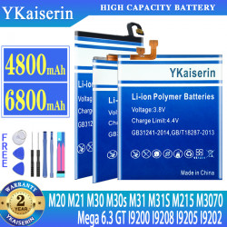 Batterie pour Samsung Galaxy M20/M21/M30/M30s/M31/M31s/M215/M3070/SM-M3070/SM-M205F/Méga 6.3 GT I9200/I9208/I9205/I9202 vue 0