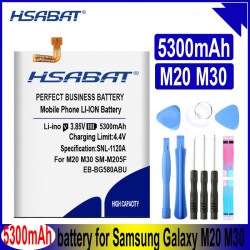 Batterie EB-BG580ABU 5300mAh pour Samsung Galaxy M20 M30 SM-M205F et M20 SM-M205F M205FN M205G. vue 0