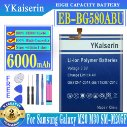 Batterie Authentique EB-BG580ABU pour Samsung Galaxy M20/M30 (SM-M205F, 6000 mAh) vue 0
