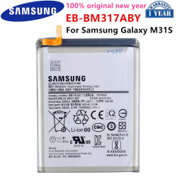 Batterie de Remplacement Originale EB-BM317ABY pour Galaxy M31S M317, 6000mAh, pour Téléphone Portable. vue 0