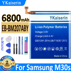 Batterie 6800mAh Authentique pour Samsung Galaxy M30s, M3070, M21, M31 et M215 (EB-BM207ABY) vue 0