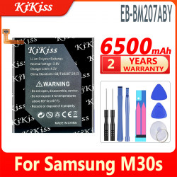 Batterie EB-BM207ABY 6500 mAh pour Samsung Galaxy M30s SM-M3070 M3070 M21 M31 M215. vue 0
