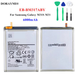 Batterie Originale Samsung Galaxy M31S M317 6000mAh EB-BM317ABY avec Outils de Remplacement. vue 0