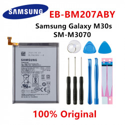 Batterie de Remplacement 100% Originale EB-BM207ABY, 6000mAh, pour Galaxy M30s SM-M3070, avec Outils Inclus vue 0