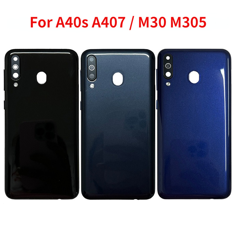 Coque de Batterie Arrière pour Samsung Galaxy A40s A407 M30 M305 avec Objectif d'Appareil Photo. vue 0