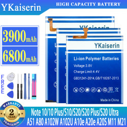 Batterie Samsung Galaxy S10 S20 S20 + S20 Ultra A51 A80 A102W A102U A202F A20e A10e Note 10/10 + A20S M11 M3070 M21. vue 0