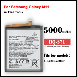 Batterie Rechargeable de Remplacement HQ-S71 pour Samsung Galaxy M11, 5000mAh vue 0