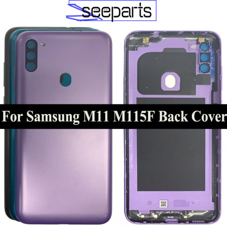 Couvercle de Batterie de Rechange pour Samsung Galaxy M11 avec Lentille de Retour de Porte Arrière. vue 0