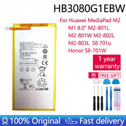 Batterie D'Origine HB3080G1EBW 4800mAh Pour Huawei MediaPad M2 M1 8.0 M2-801L M2-801W M2-802L M2-803L S8 701u Honneur S8 vue 0