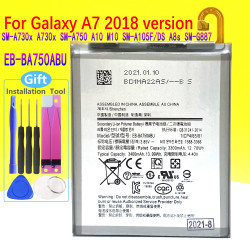 Batterie Neuve EB-BA750ABU pour Samsung Galaxy A7 (2018) SM-A730x A730x SM-A750 A10 M10 SM-A105F/DS A8s SM-G887 avec Out vue 0