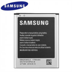 Batterie de Remplacement 100% Originale pour Galaxy Core GT-I8262D GT-I8268 SCH-i829 Style Duos 1700mAh vue 0