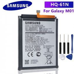 Batterie HQ-61N Originale pour Galaxy M01 SM-M015F, 4000mAh + Outils Gratuits - Kit Complet de Remplacement de Batterie  vue 0