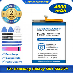 Batterie 100% d'Origine HQ-61N mAh pour Samsung Galaxy M01 SM-M015F 4600. vue 0