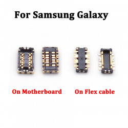 Lot de 10 Connecteurs de Batterie FPC à Clip Flexible pour Samsung Galaxy A21 A215 A215F M01 Core A11 A115F A115U M11 M vue 0