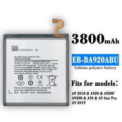 Batterie de Remplacement Originale EB-BA920ABU pour Samsung Galaxy A9s A9200 (2018 mAh, Version 2019, A9 A920F A9 3800) vue 0