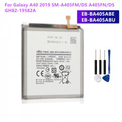 Batterie EB-BA405ABE EB-BA405ABU 3100mAh pour SAMSUNG Galaxy A40 2019 SM-A405FM/DS A405FN/DS GH82-19582A + Outils vue 0