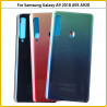 Coque Arrière en Verre 3D pour Samsung Galaxy A9 2018 A920 A9S A920F A9200 - Couvercle de Batterie, Boîtier de Porte A vue 2