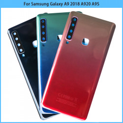 Coque Arrière de Batterie en Verre 3D pour Samsung Galaxy A9 2018 A920 A9S A920F A9200 avec Boîtier de Remplacement d' vue 2
