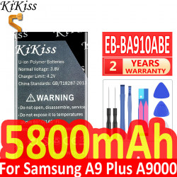 Batterie Samsung Galaxy A9 A6 J6 Plus Pro 2016 2018 A9Plus A9Pro A6Plus A9000 A9s A920F A9200 A605G A6050 A600F J600F. vue 5