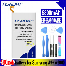 Batterie EB-BA910ABE 5800mAh pour Samsung Galaxy A9 + A9000 A9 Pro 2016 Duos TD-LTE SM-A9100 SM-A910F/DS SM-A910 A9100 A vue 0