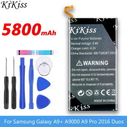 Batterie pour Samsung Galaxy A9 Pro EB-BA910ABE A9 + A9000 A9Pro Duos 5800, 2016, TD-LTE,SM-A9100/DS, SM-A910F mAh - Hau vue 4
