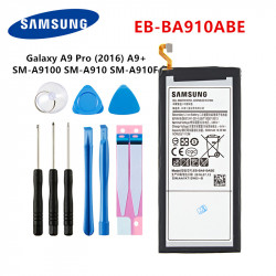 Batterie Originale EB-BA910ABE 5000mAh pour Galaxy A9 Pro (2016) A9 + SM-A9100 SM-A910 SM-A910F SM-A910DS + Outils Kit d vue 0
