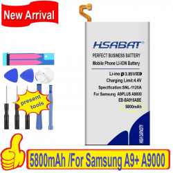 Batterie 5800 mAh 100% Originale pour Samsung Galaxy A9 + A9000 A9 Pro EB-BA910ABE Duos 2016 TD-LTE SM-A9100/DS SM-A910F vue 0