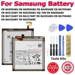 Batterie Samsung Galaxy A30 A30S A10E A20 A20E A21S A40 A42 A50 A51 A60 A70 A72 A80 A90 A9S A71 A7 A8 A9 A10 A11 A12 vue 0