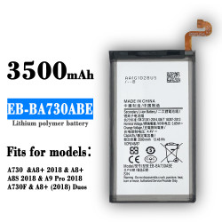 Batterie de Remplacement Originale Samsung Galaxy A8 PLUS 3500 A730 A730F A8S EB-BA730ABE A9 Pro 2018, 2018 mAh, 2018 vue 0