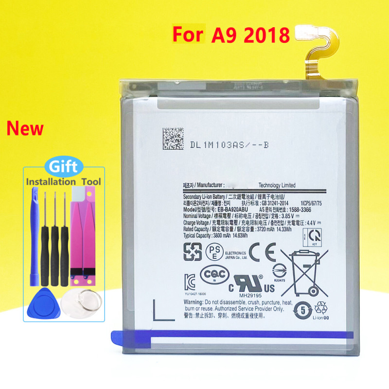 Batterie de Remplacement EB-BA920ABU pour Samsung Galaxy A9 2018 A9s A9 Star Pro SM-A920F A9200 - Nouveau et Amélioré! vue 0