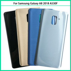 Coque arrière de remplacement pour Samsung Galaxy A8 2018 A530 A530F SM-A530F avec couvercle de batterie et panneau de  vue 3