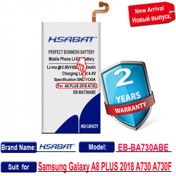 Batterie Originale Samsung Galaxy A8 PLUS EB-BA730ABE A730 A730F (100% 4100 mAh, 2018) vue 2